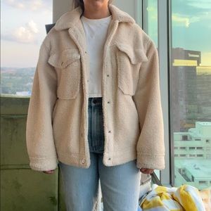 Topshop Sherpa Jacket
